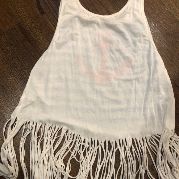 Vintage Havana anchor fringed crop shirt ⚓️❤️⚓️❤️💙 M - Picture 4 of 5